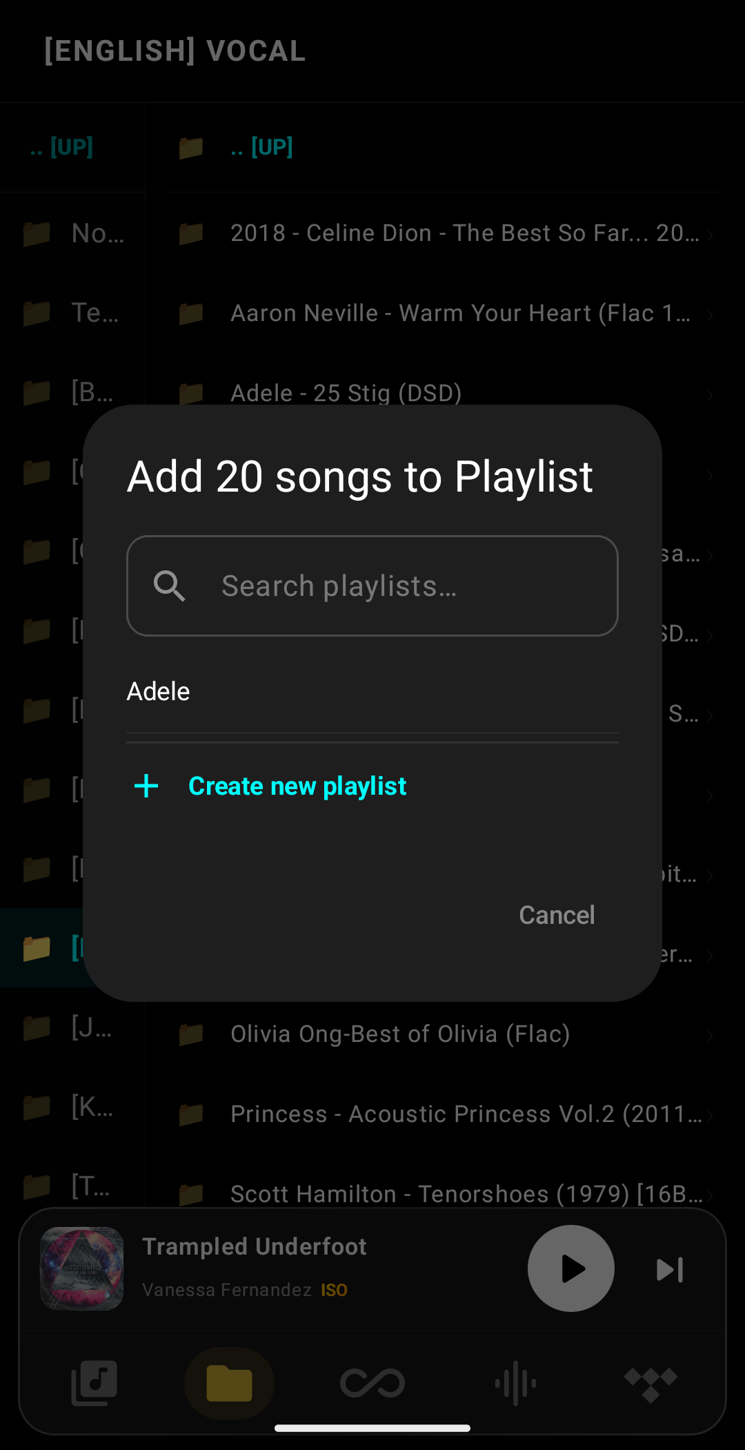 Add Folder to Playlist