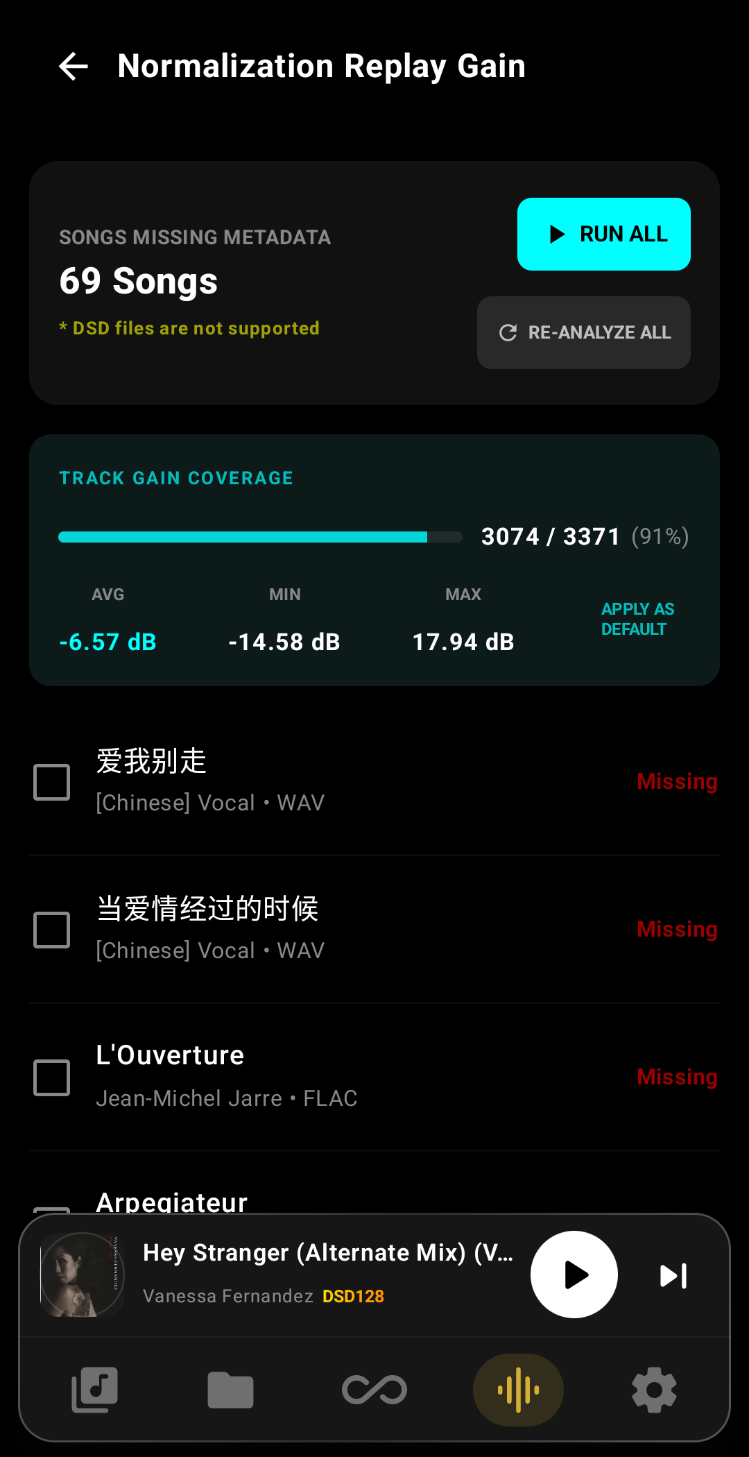Volume Normalization
